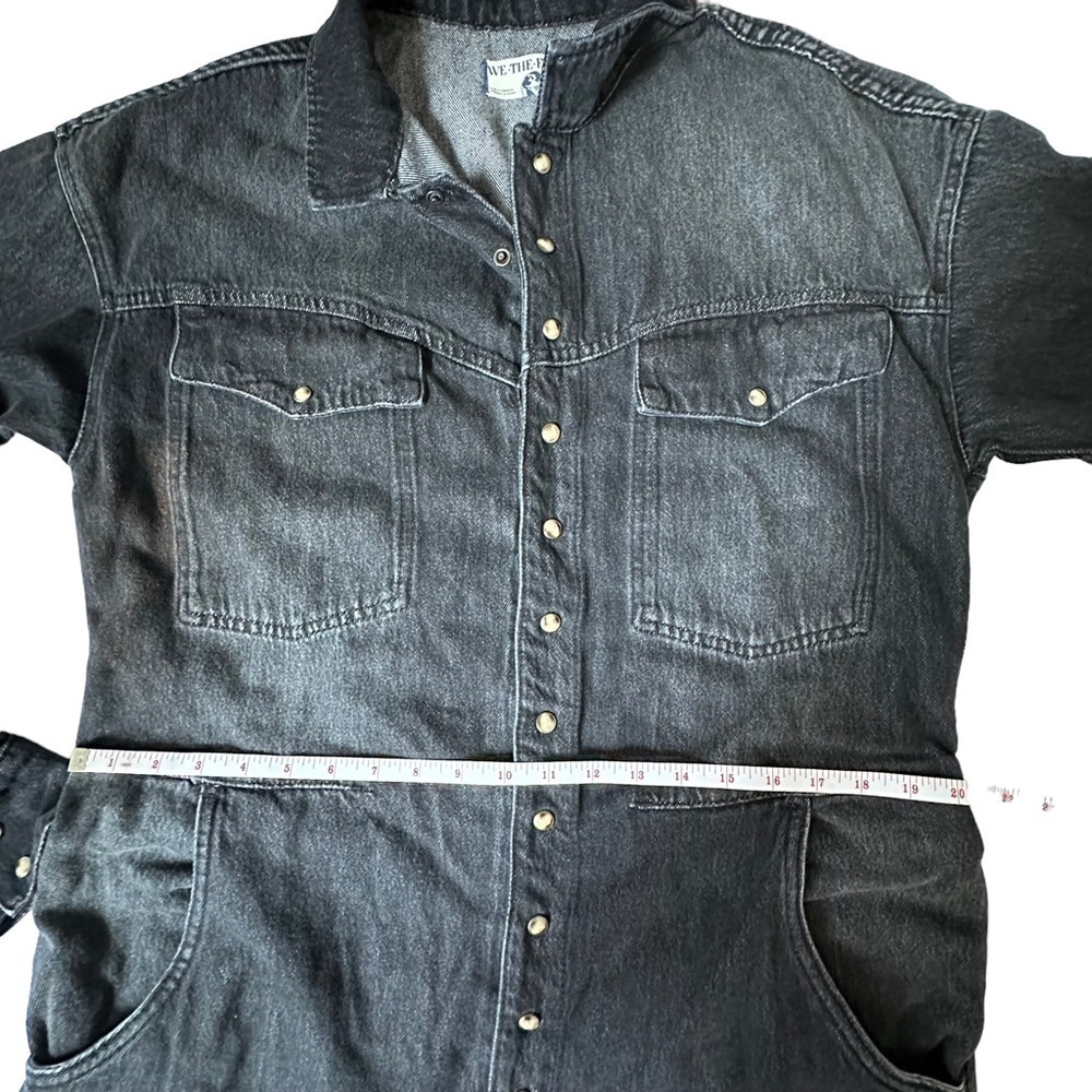 Free People x We the Free Black Care Townes Jumpsuit Size Large NWOT - Picture 8 of 16